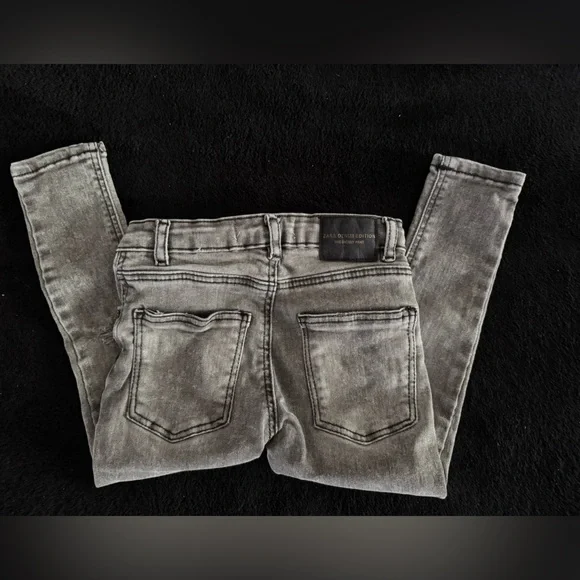 Zara Charcoal Denim Jeans - Picture 2 of 3